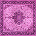 Square Medallion Pink Traditional Rug, tr2625pnk