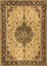 Medallion Brown Traditional Rug, tr2625brn