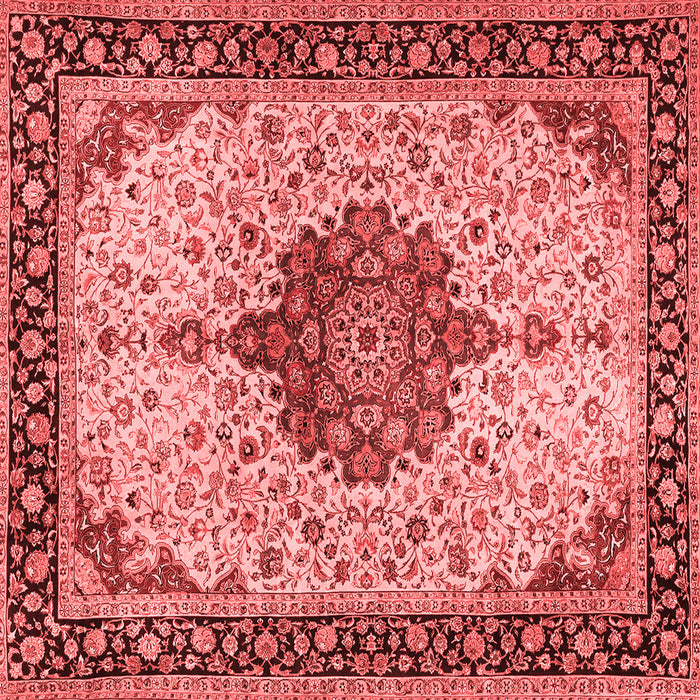 Medallion Red Traditional Rug, tr2625red