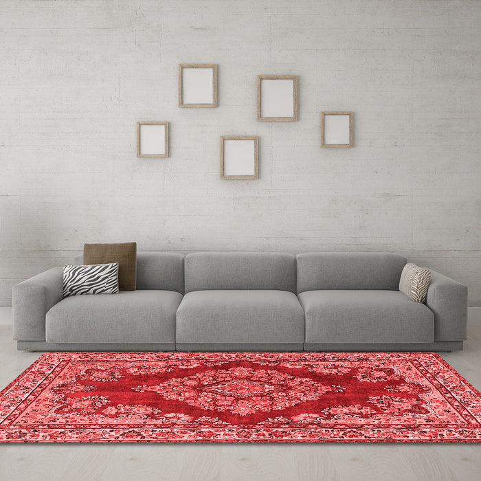 Traditional Red Washable Rugs