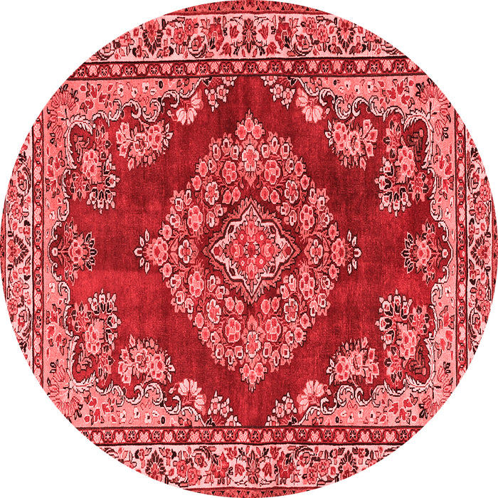 Medallion Red Traditional Rug, tr2626red