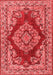 Medallion Red Traditional Area Rugs