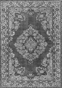 Medallion Gray Traditional Rug, tr2626gry