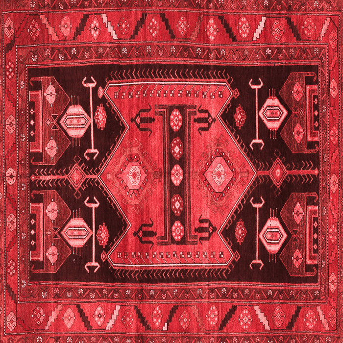 Machine Washable Persian Red Traditional Rug, wshtr2627red