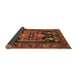 Sideview of Persian Brown Traditional Rug, tr2627brn