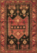 Machine Washable Persian Brown Traditional Rug, wshtr2627brn