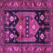 Square Persian Purple Traditional Rug, tr2627pur