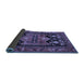 Sideview of Persian Blue Traditional Rug, tr2627blu