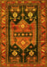 Machine Washable Persian Yellow Traditional Rug, wshtr2627yw