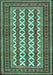 Machine Washable Persian Turquoise Traditional Area Rugs, wshtr2628turq