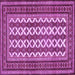 Square Persian Purple Traditional Rug, tr2628pur