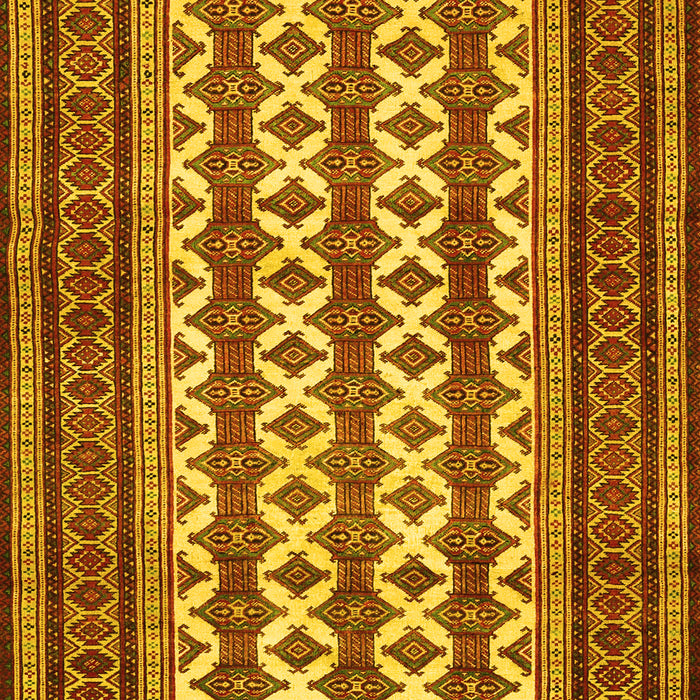 Machine Washable Persian Yellow Traditional Rug, wshtr2628yw
