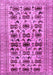 Machine Washable Persian Purple Traditional Area Rugs, wshtr2629pur