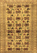 Machine Washable Persian Brown Traditional Rug, wshtr2629brn