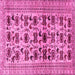 Square Persian Pink Traditional Rug, tr2629pnk