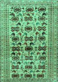 Persian Turquoise Traditional Rug, tr2629turq