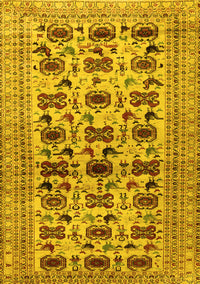 Persian Yellow Traditional Rug, tr2629yw