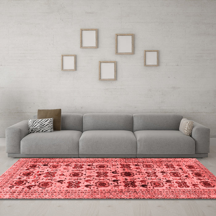 Traditional Red Washable Rugs