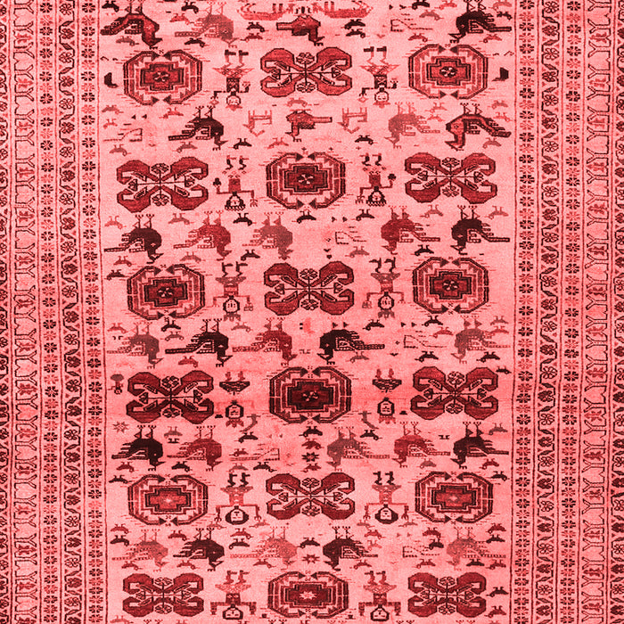 Machine Washable Persian Red Traditional Rug, wshtr2629red