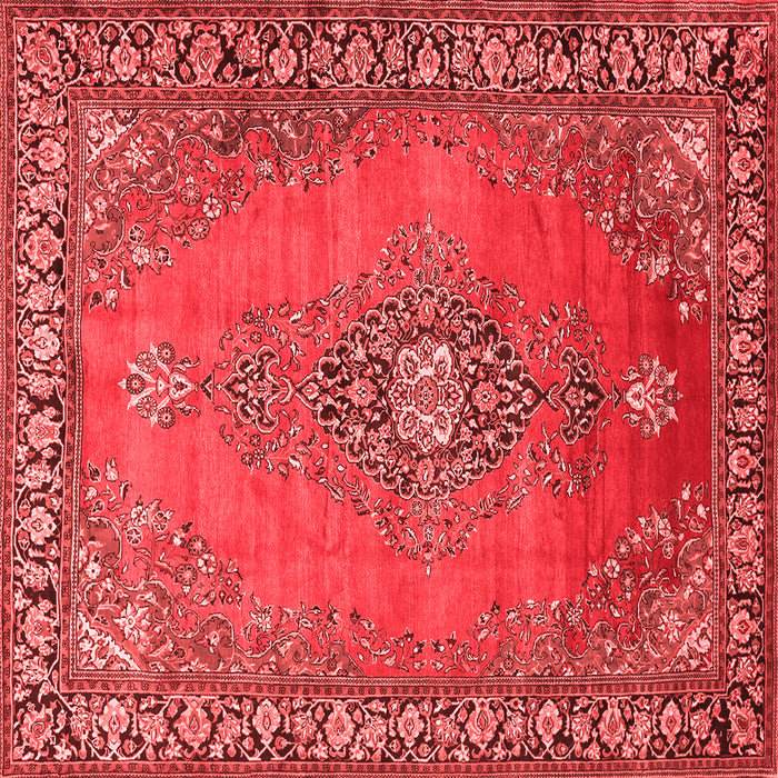 Medallion Red Traditional Rug, tr262red