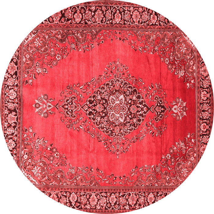 Medallion Red Traditional Rug, tr262red