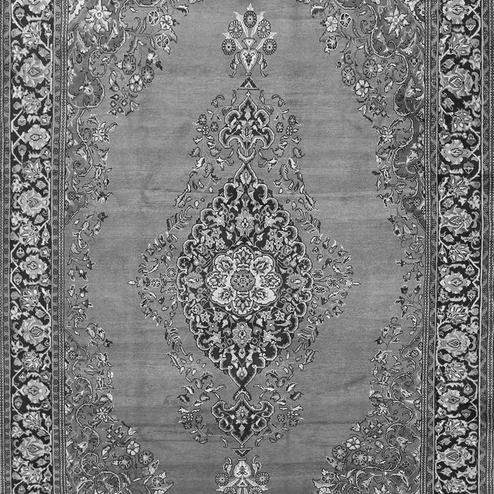 Medallion Gray Traditional Rug, tr262gry