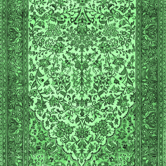 Persian Emerald Green Traditional Rug, tr2630emgrn