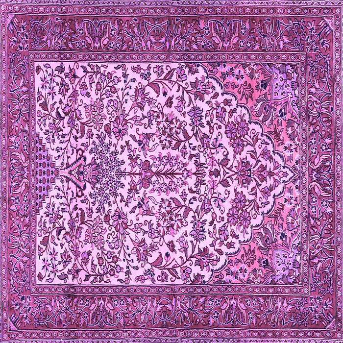 Square Persian Purple Traditional Rug, tr2630pur