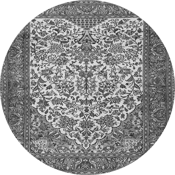 Square Persian Gray Traditional Rug, tr2630gry