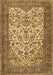 Machine Washable Persian Brown Traditional Rug, wshtr2630brn