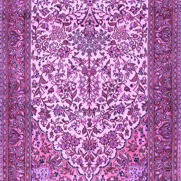 Machine Washable Persian Purple Traditional Area Rugs, wshtr2630pur