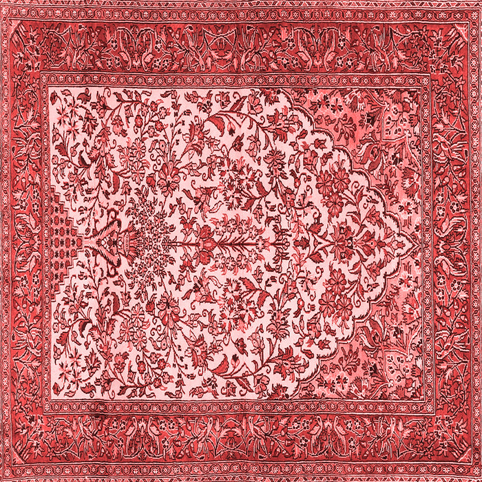 Machine Washable Persian Red Traditional Rug, wshtr2630red