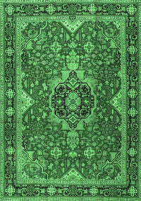 Persian Emerald Green Traditional Rug, tr2631emgrn