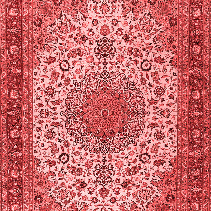 Machine Washable Persian Red Traditional Rug, wshtr2632red