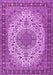 Machine Washable Persian Purple Traditional Area Rugs, wshtr2632pur