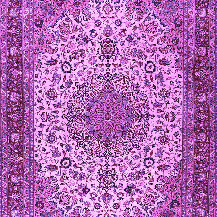 Machine Washable Persian Purple Traditional Area Rugs, wshtr2632pur