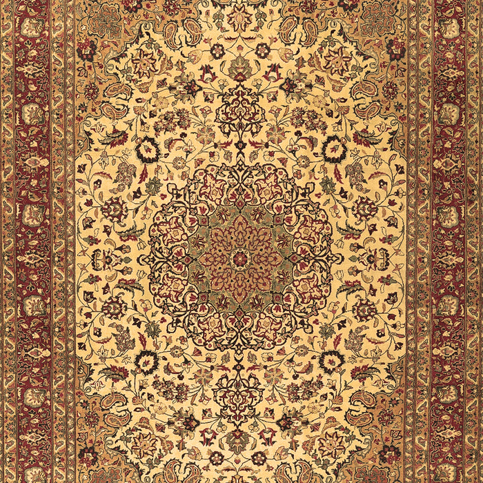 Machine Washable Persian Brown Traditional Rug, wshtr2632brn