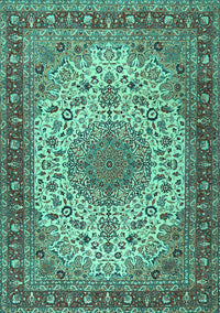 Persian Turquoise Traditional Rug, tr2632turq