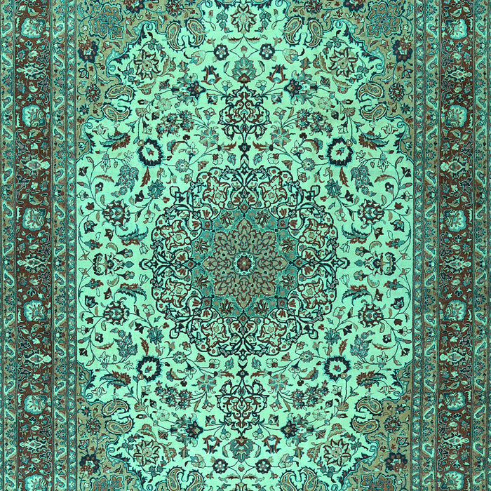 Persian Turquoise Traditional Rug, tr2632turq