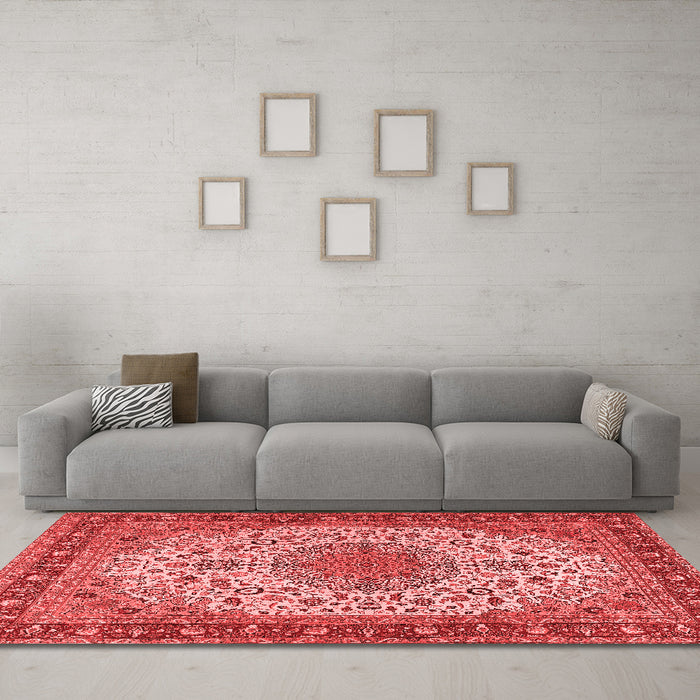 Traditional Red Washable Rugs