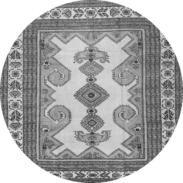 Square Persian Gray Traditional Rug, tr2633gry