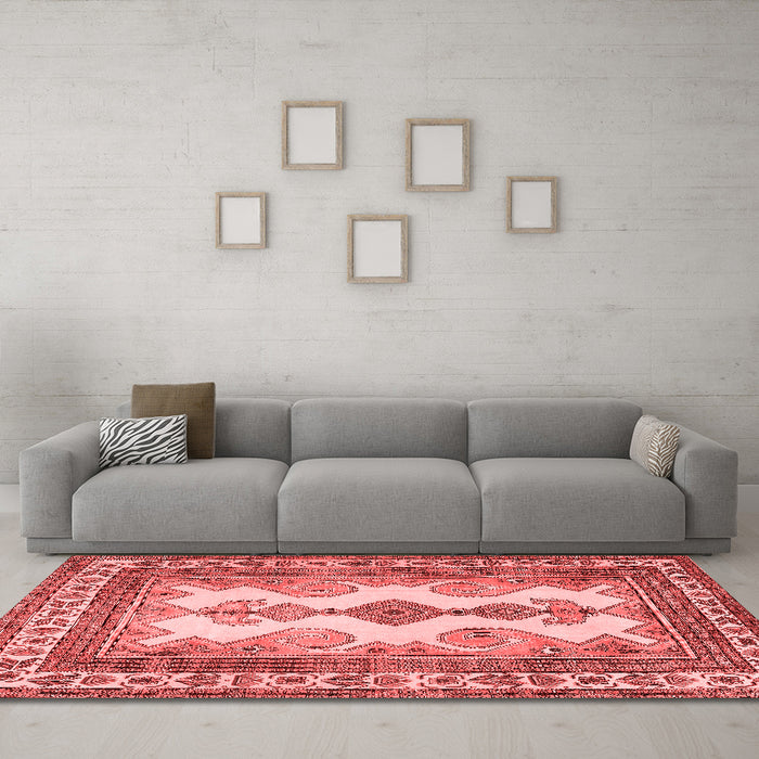 Traditional Red Washable Rugs