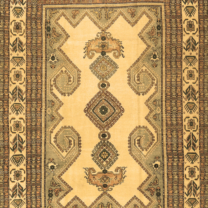 Machine Washable Persian Brown Traditional Rug, wshtr2633brn