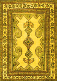 Persian Yellow Traditional Rug, tr2633yw