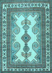Persian Light Blue Traditional Rug, tr2633lblu