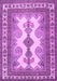 Machine Washable Persian Purple Traditional Area Rugs, wshtr2633pur