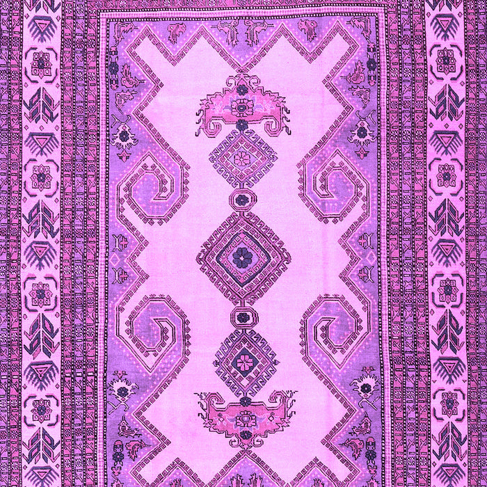 Machine Washable Persian Purple Traditional Area Rugs, wshtr2633pur