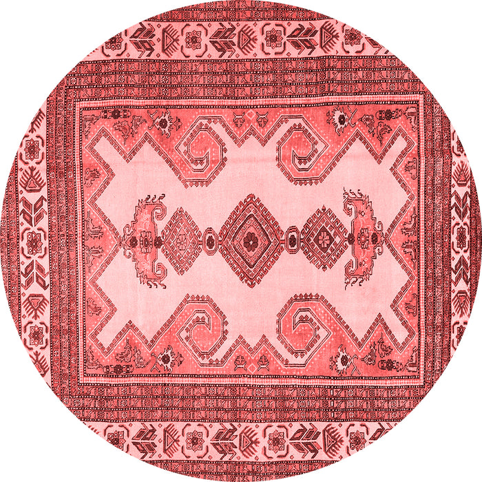 Machine Washable Persian Red Traditional Rug, wshtr2633red