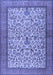 Machine Washable Persian Blue Traditional Rug, wshtr2634blu