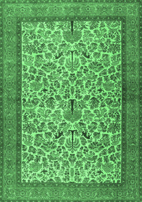 Persian Emerald Green Traditional Rug, tr2634emgrn